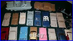 Vintage lot of plastic model cars 20+ Junkyard parts pieces