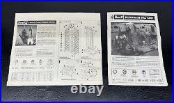 Vtg 80s Revell Launch Tower & Space Shuttle & Robotech Factory Model READ
