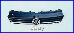 Vw Polo 6c0 2014 2015 2016 2017 Genuine Front Bumper Grill+badge 6c0853651a