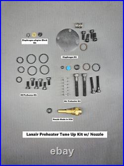 Waste Oil Heater Parts LANAIR tune up kit withnozzle fits ALL MX and XT models