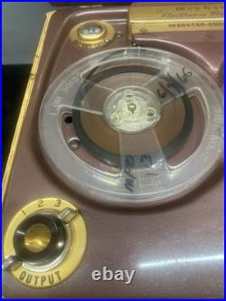 Webster-Chicago Model 210 Electronic Memory Reel-to-Reel POWERS ON FOR PARTS
