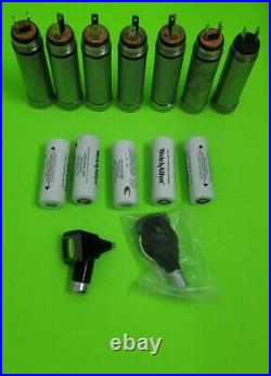 Welch Allyn Model 71050-C Lot of 7 ASIS Parts/Repair 25000 and Batteries