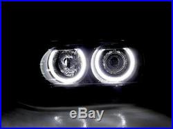 White LED Angel HID Headlights + Auto-Level For 97-00 BMW E39 Stock Xenon Model