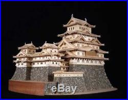 Woody JOE Wooden Japanese Building Model Kit 1/150 Himeji Castle Laser Cut Parts
