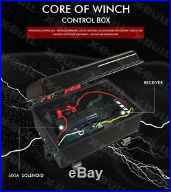 X-BULL Electric Winch 12000lbs 12V Synthetic Rope 2 Remote Control 4WD New Model